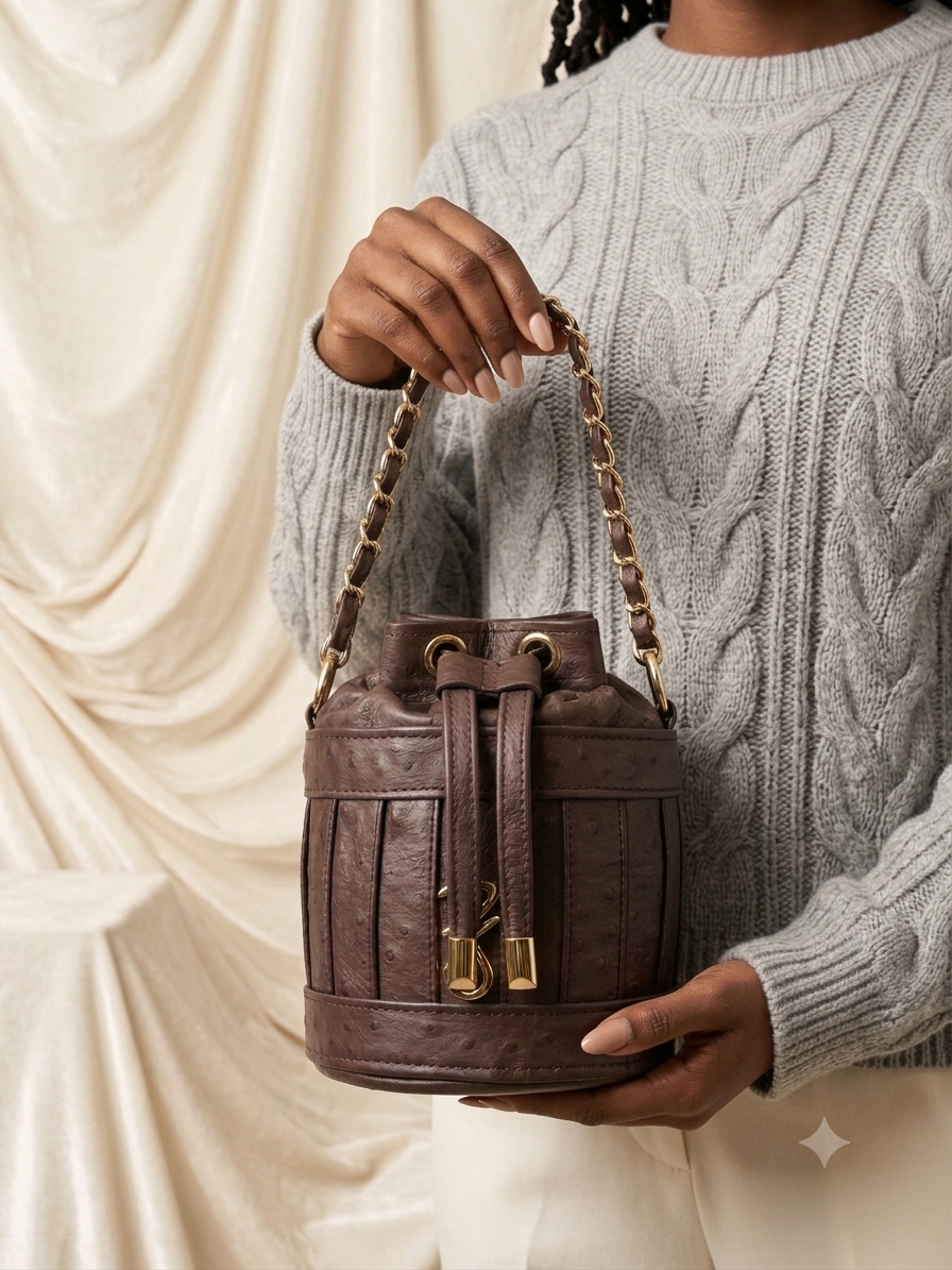 SL Bucket Bag Mini Brown - view 1